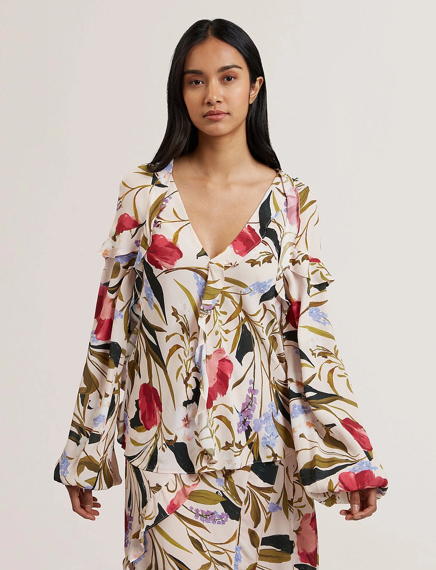 Ted Baker London - MINASA - pikkade varrukatega pluusid - pale pink - 0