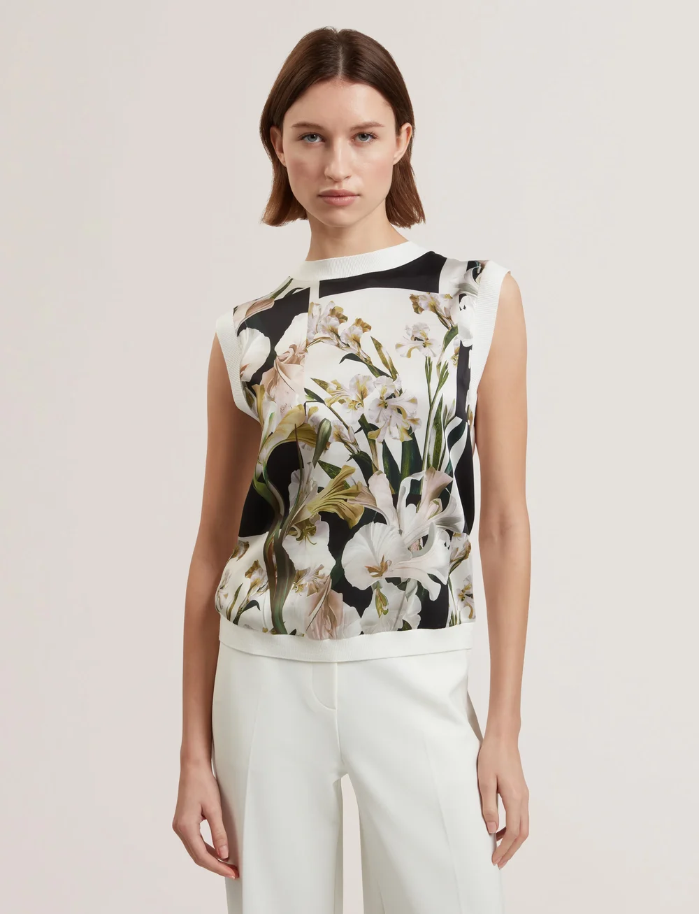 Ted Baker London - LIILEA - linnen - ivory - 0