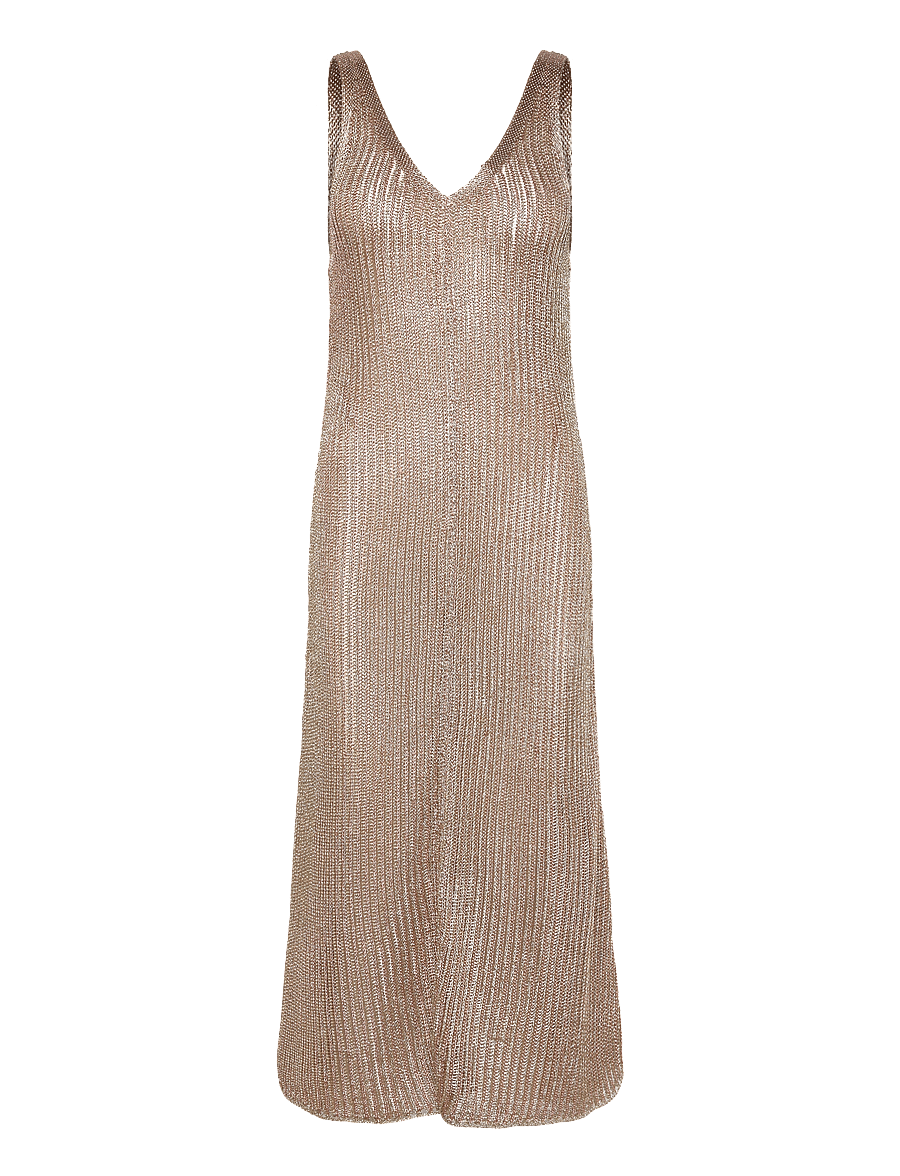Ted Baker London - ALARNAA - strikkjoler - gold - 1