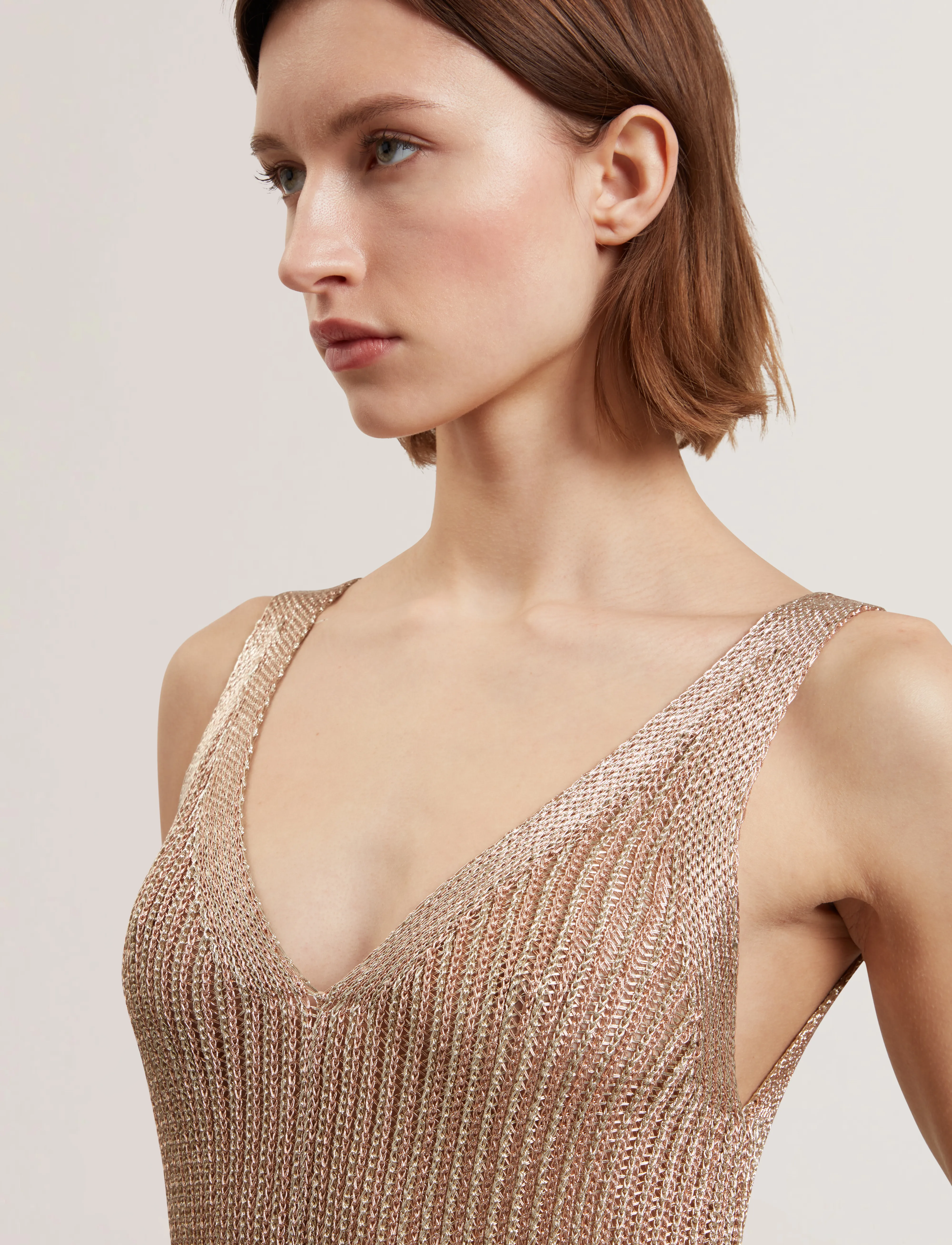 Ted Baker London - ALARNAA - strickkleider - gold - 4
