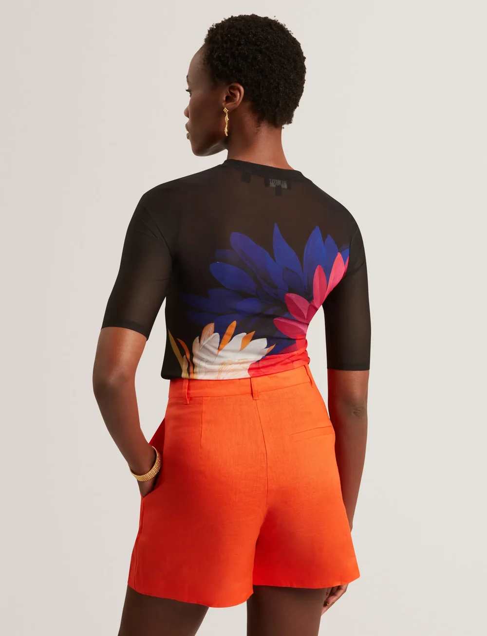 Ted Baker London - ILUSSA - t-shirts - 00 black - 4