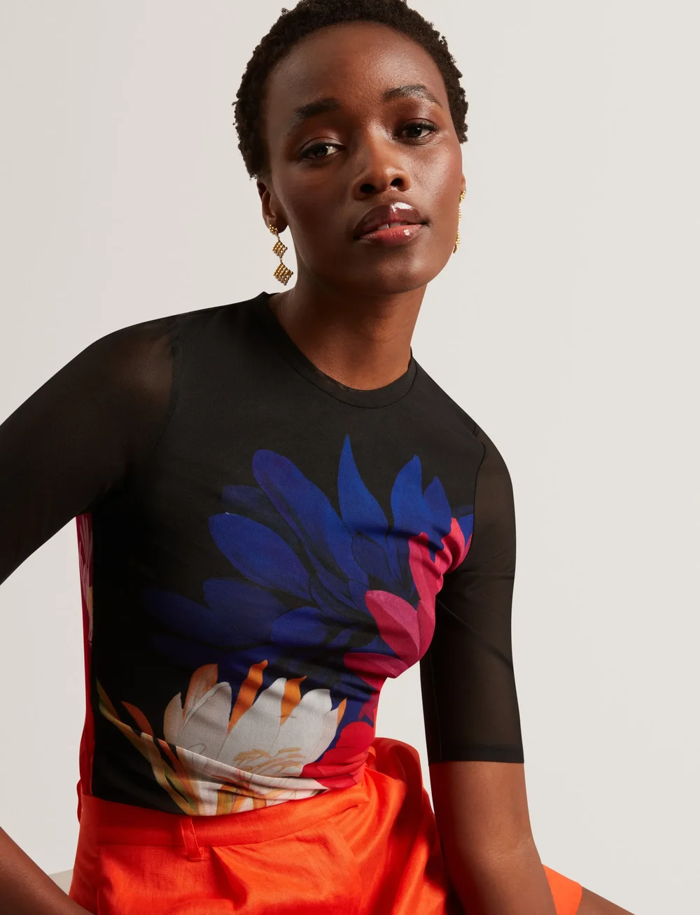Ted Baker London - ILUSSA - t-shirts - 00 black - 5