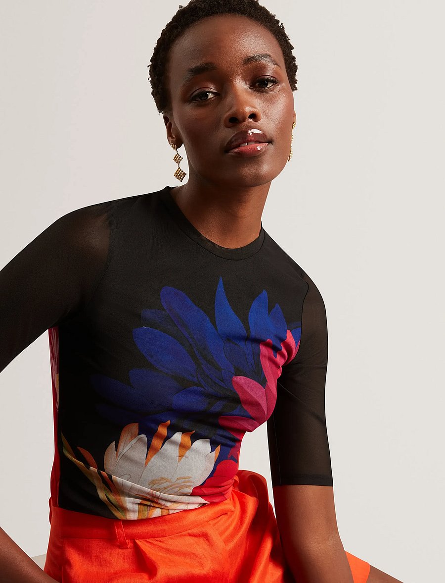 Ted Baker London - ILUSSA - t-shirts - 00 black - 5