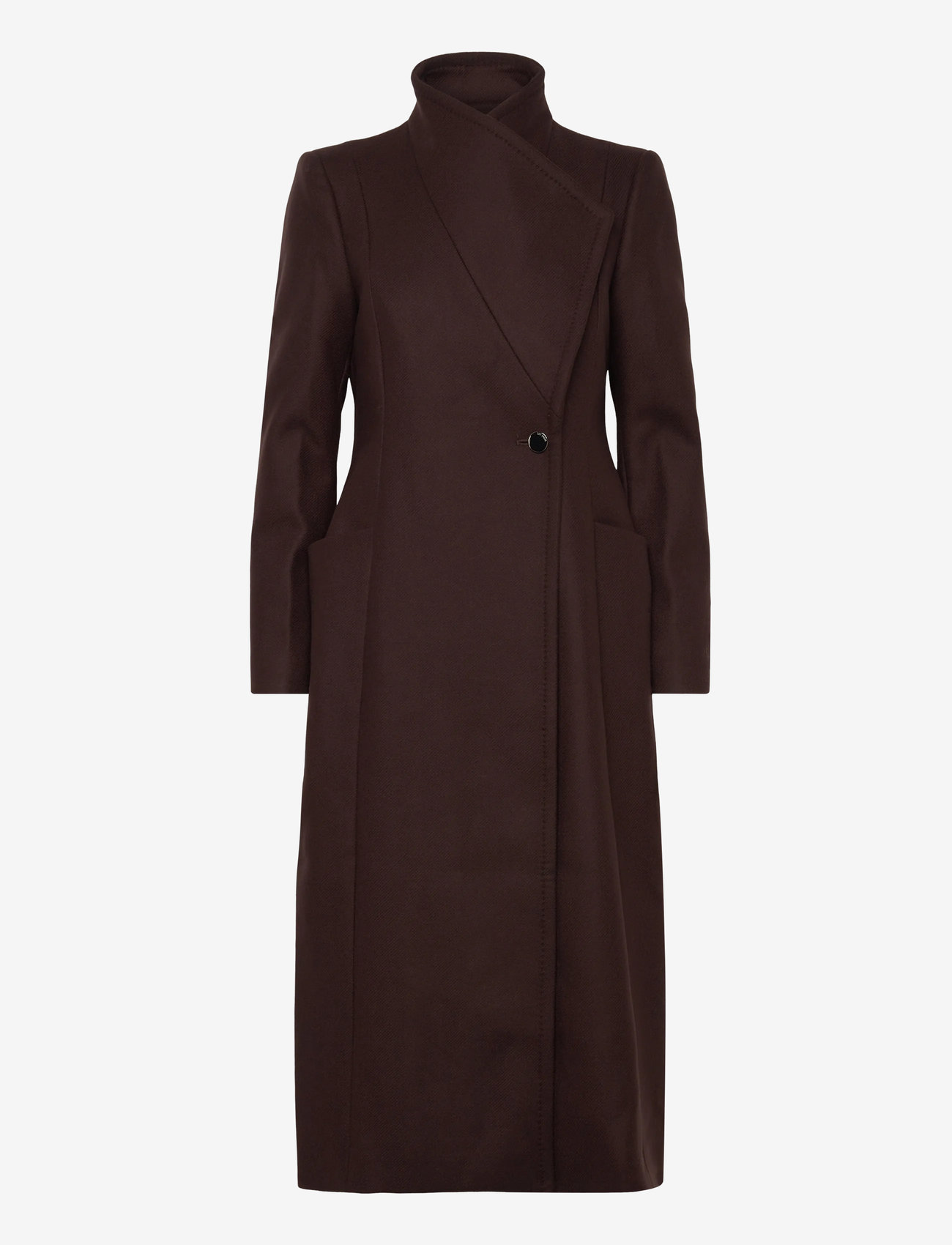 Ted Baker London - MINDEE - uldfrakker - dk brown - 1