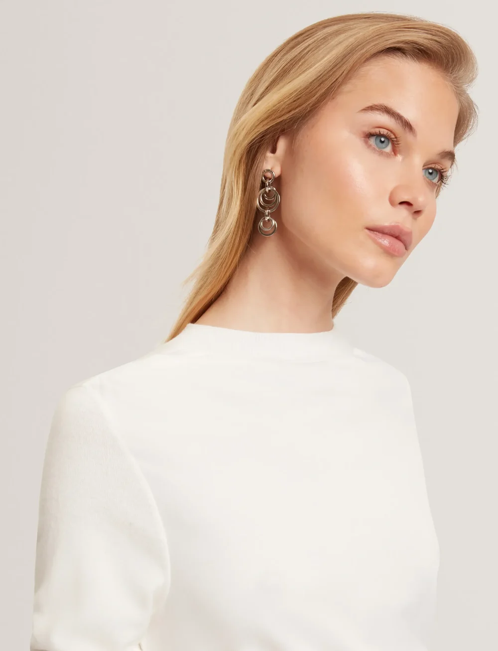 Ted Baker London - LESLAY - striktrøjer - ivory - 4