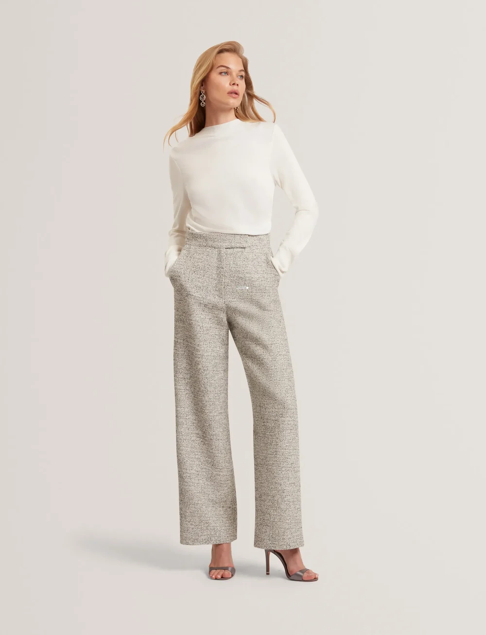 Ted Baker London - LESLAY - striktrøjer - ivory - 5