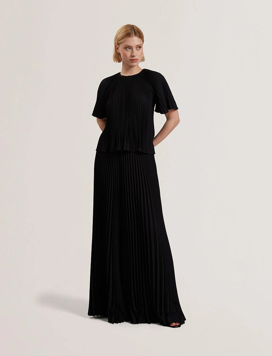 Ted Baker London - AGARA - kurzärmelige blusen - black - 4
