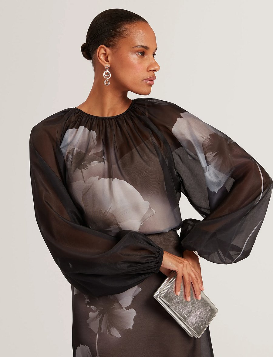 Ted Baker London - PLAAZA - langärmelige blusen - black - 0