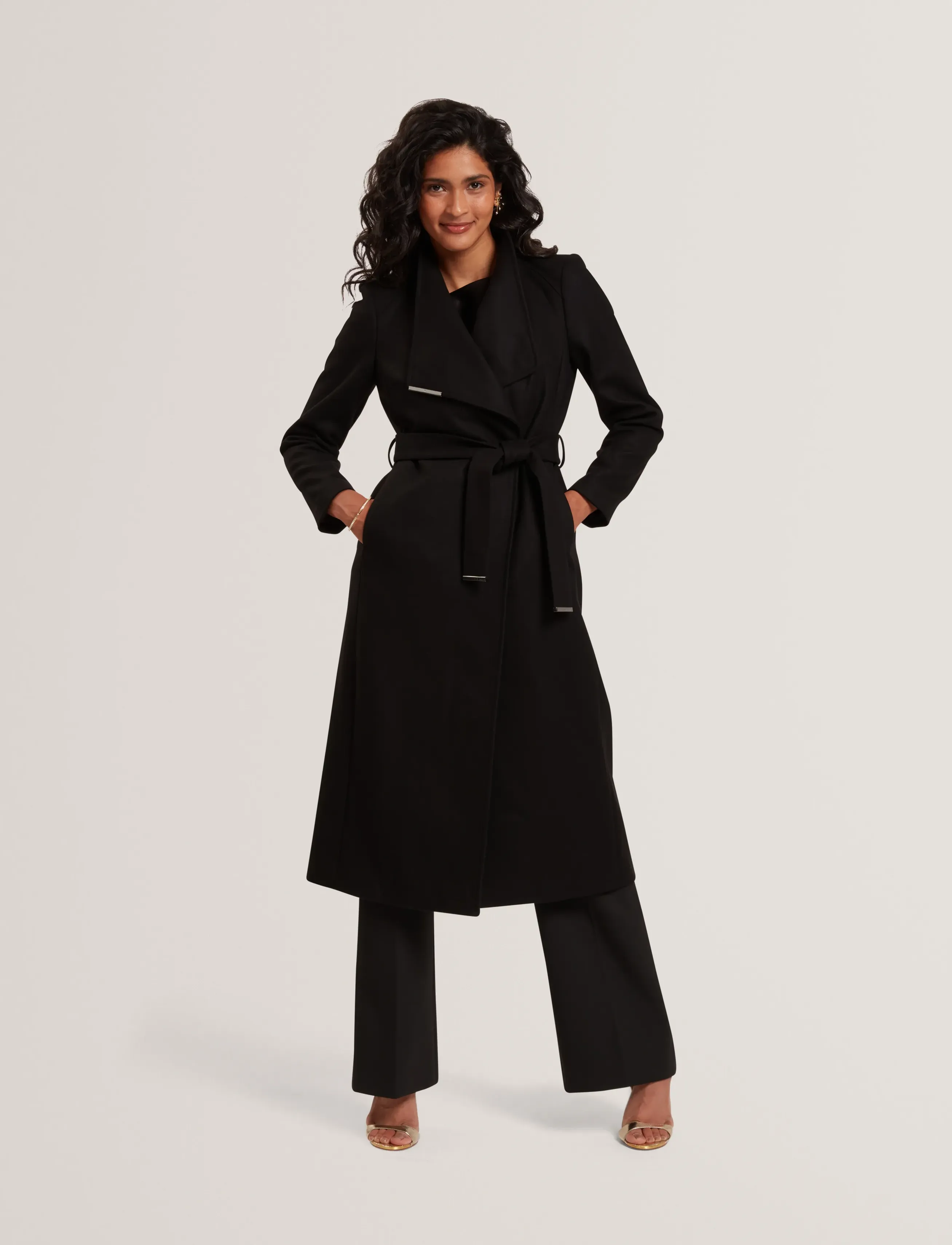 Ted Baker London ROSELL - Wollmäntel - BLACK / black