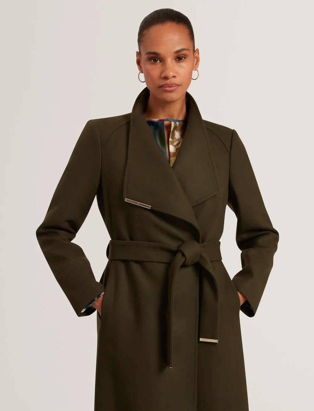 Ted Baker London - ROSELL - wool coats - dk green - 0