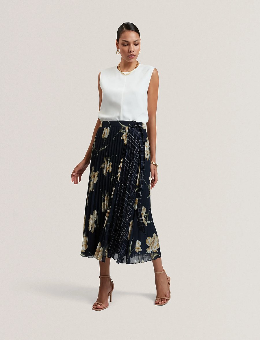 Ted Baker London - ROSEDA - plisserede nederdele - navy - 5