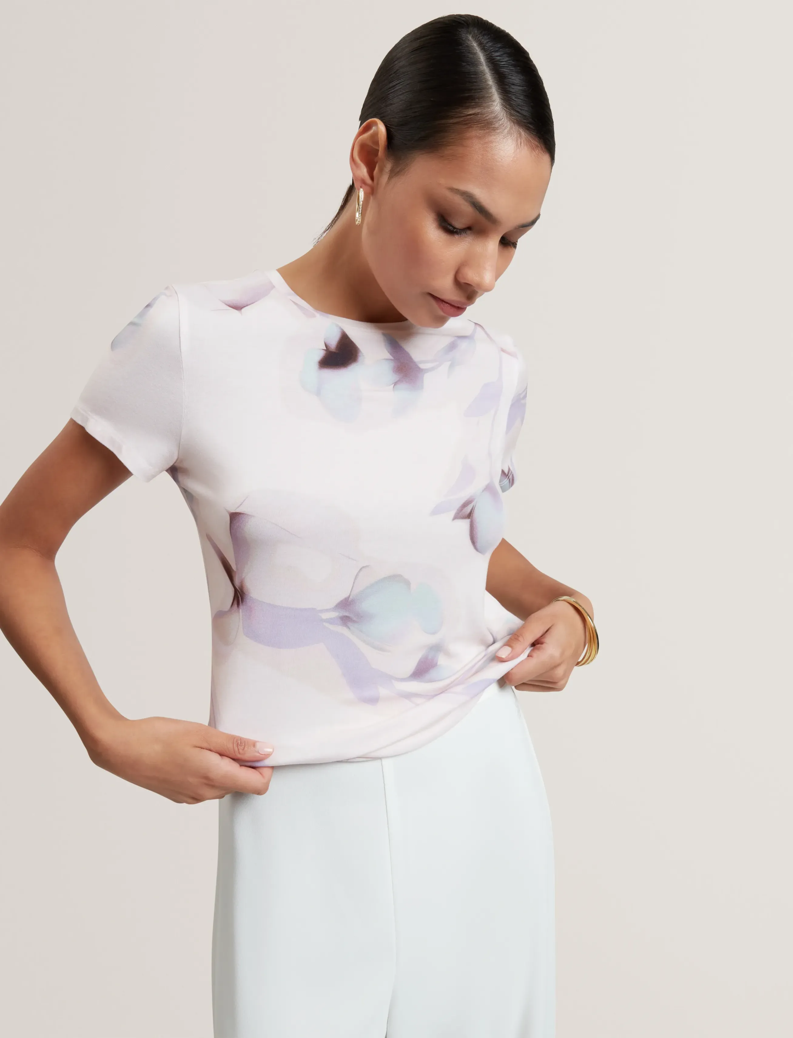 Ted Baker London VELLEY - T-shirts & Toppe - PINK / pink/rose