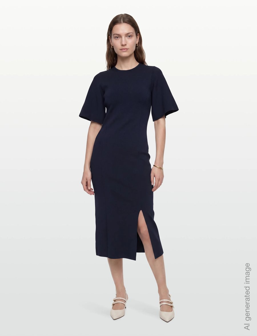 Ted Baker London - AEDNA - kootud kleidid - navy - 0