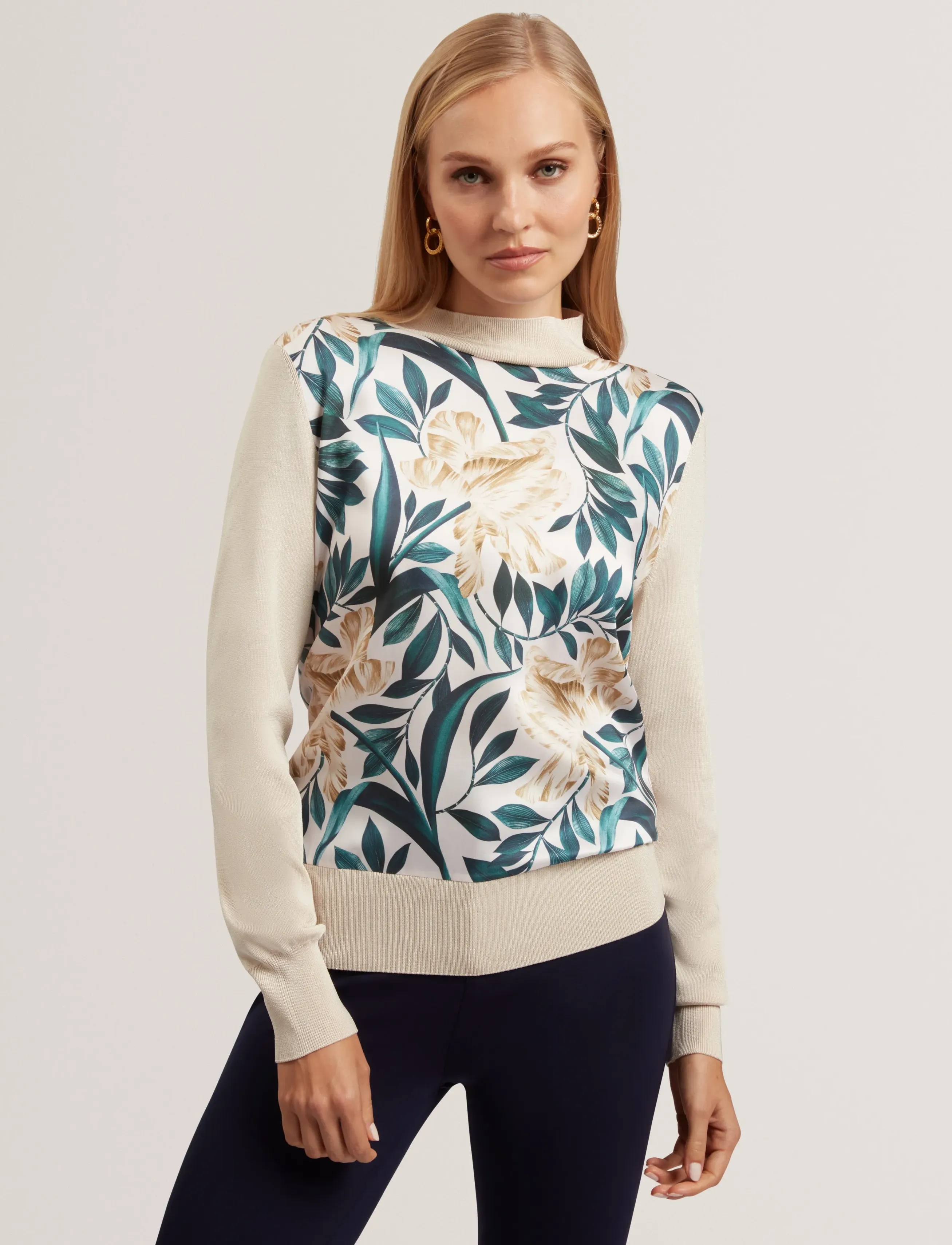 Ted Baker London Merrni, 36, Cream, T-Shirts & Toppe > Langærmede, Dame