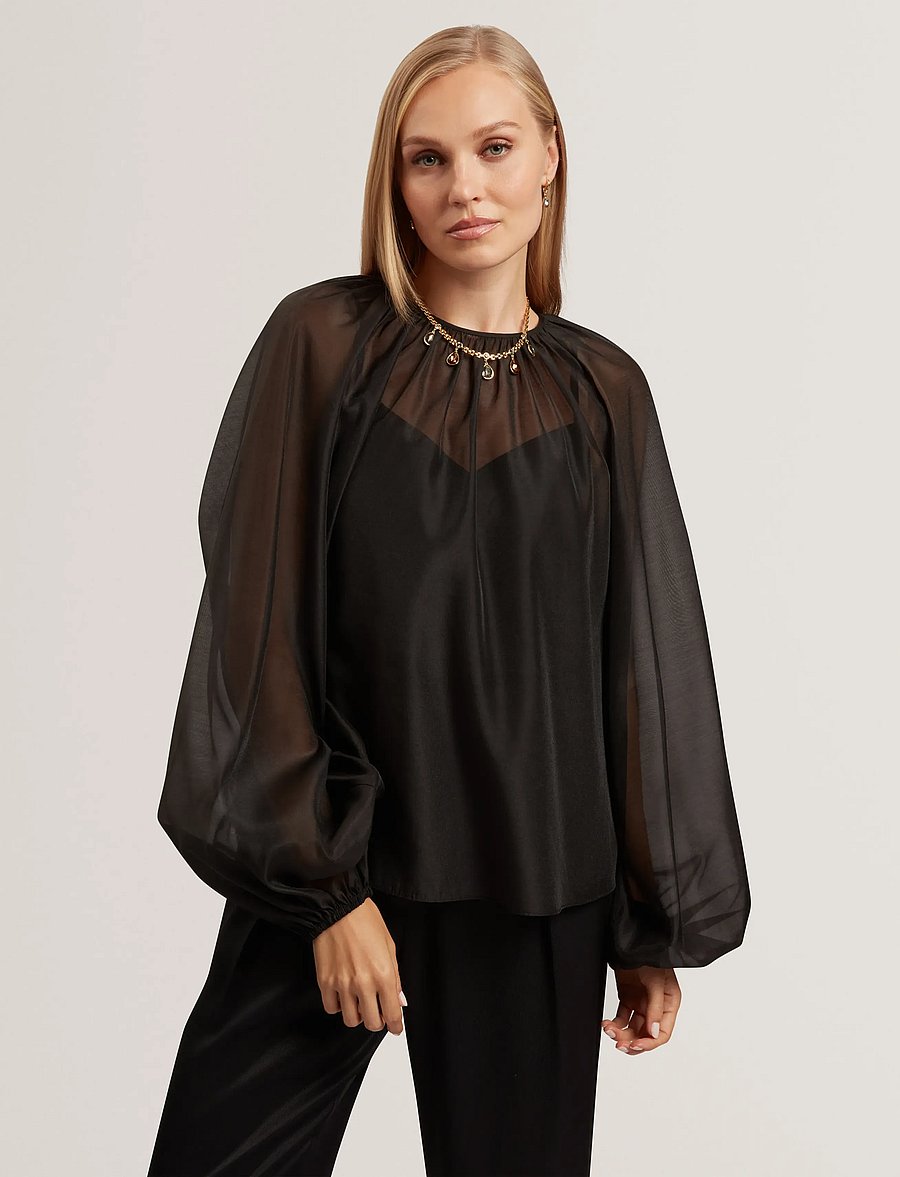 Ted Baker London - EELANA - long sleeved blouses - lt-blue - 0
