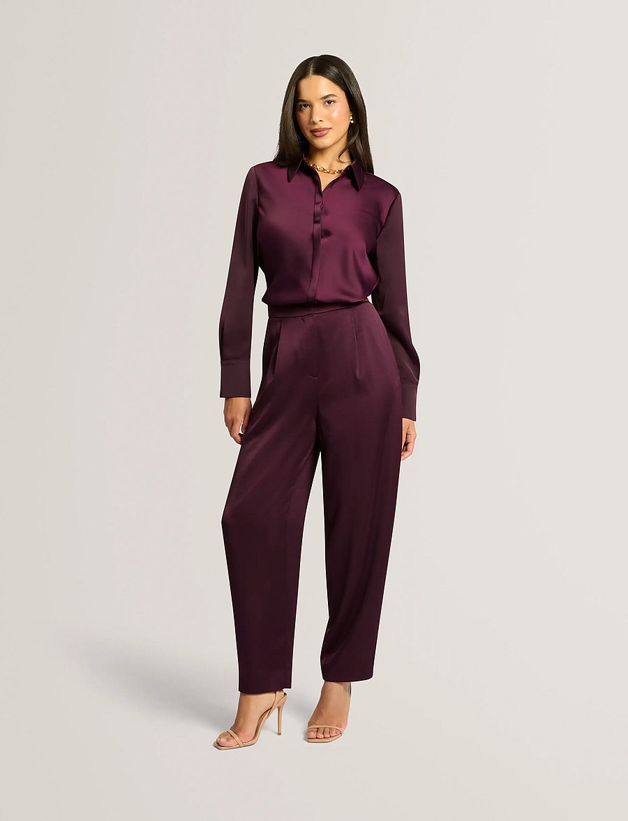 Ted Baker London - CHIIRA - hosen mit geradem bein - dp-purple - 0