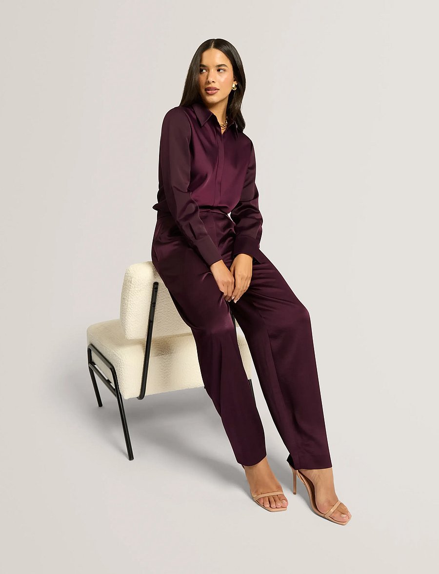 Ted Baker London - CHIIRA - hosen mit geradem bein - dp-purple - 4