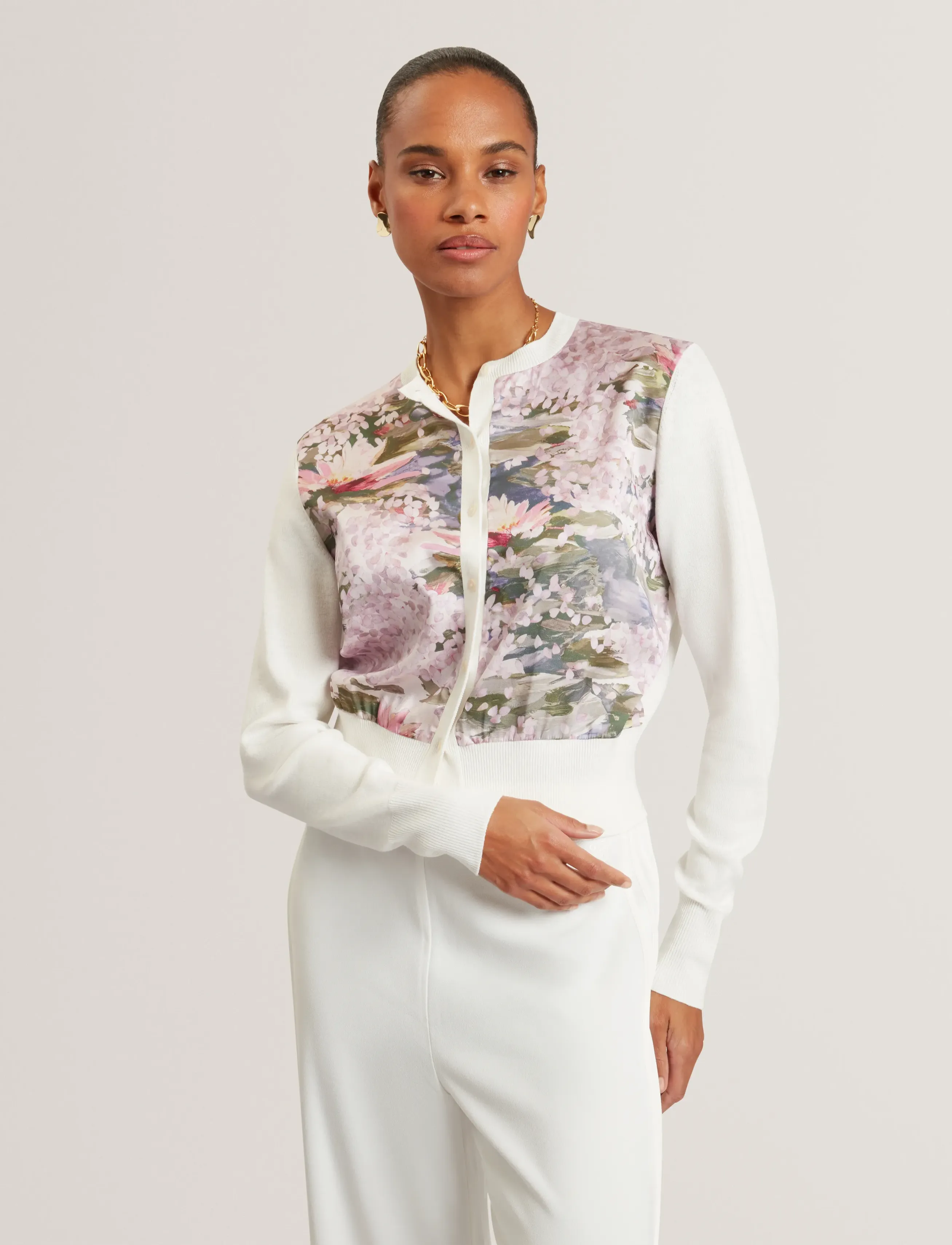 Ted Baker London Sisilla, 40, Cream, Strik > Cardigans, Dame