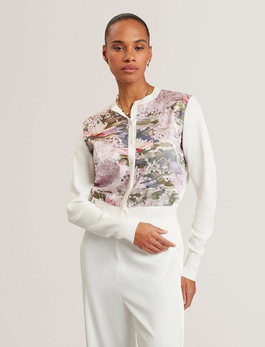 Ted Baker London - SISILLA - strickjacken - ivory - 0