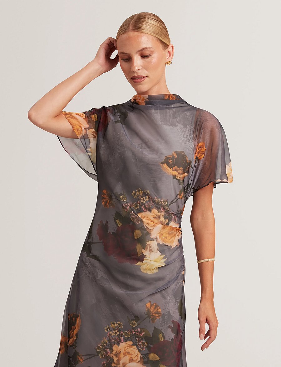 Ted Baker London - NOELHA - midikleider - dk-grey - 0