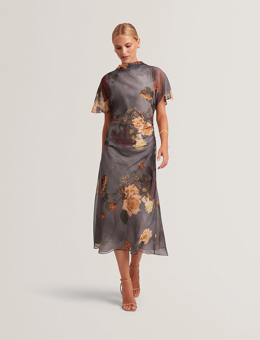 Ted Baker London - NOELHA - midikleider - dk-grey - 2