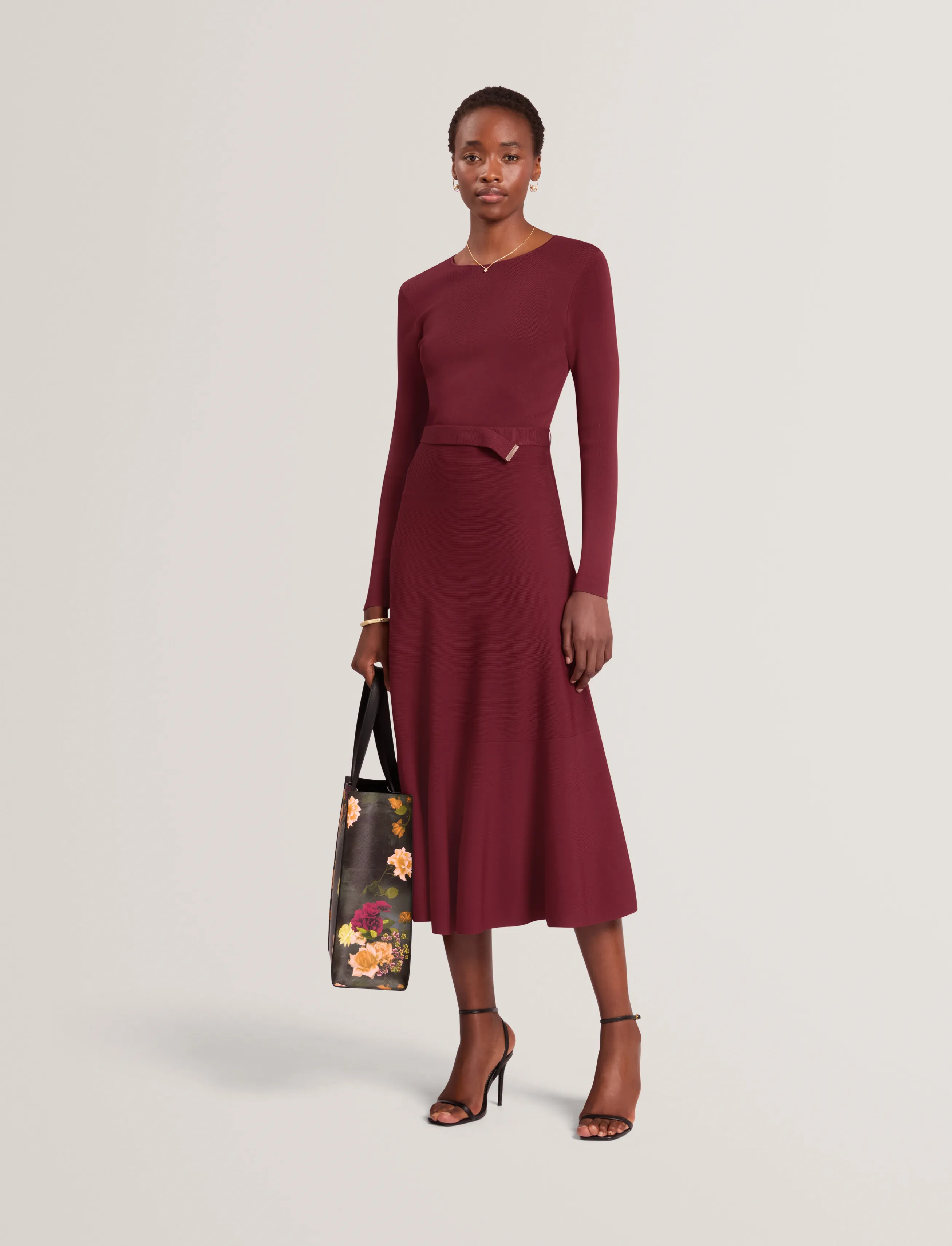 Ted Baker London TALMAH - Kleidid - MAROON / burgundy