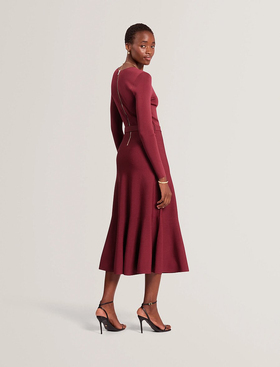 Ted Baker London - TALMAH - midikleidid - maroon - 3
