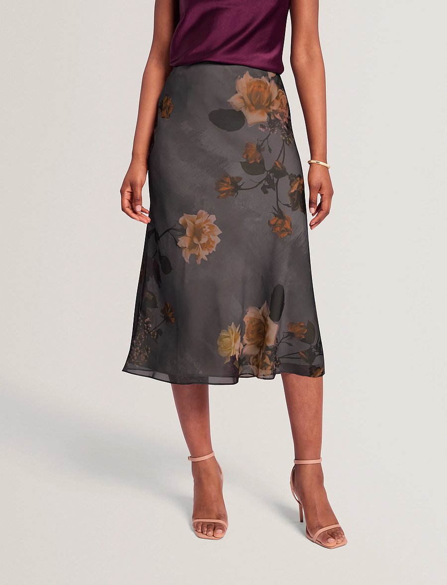 Ted Baker London - ANCELA - midi nederdele - dk-grey - 2