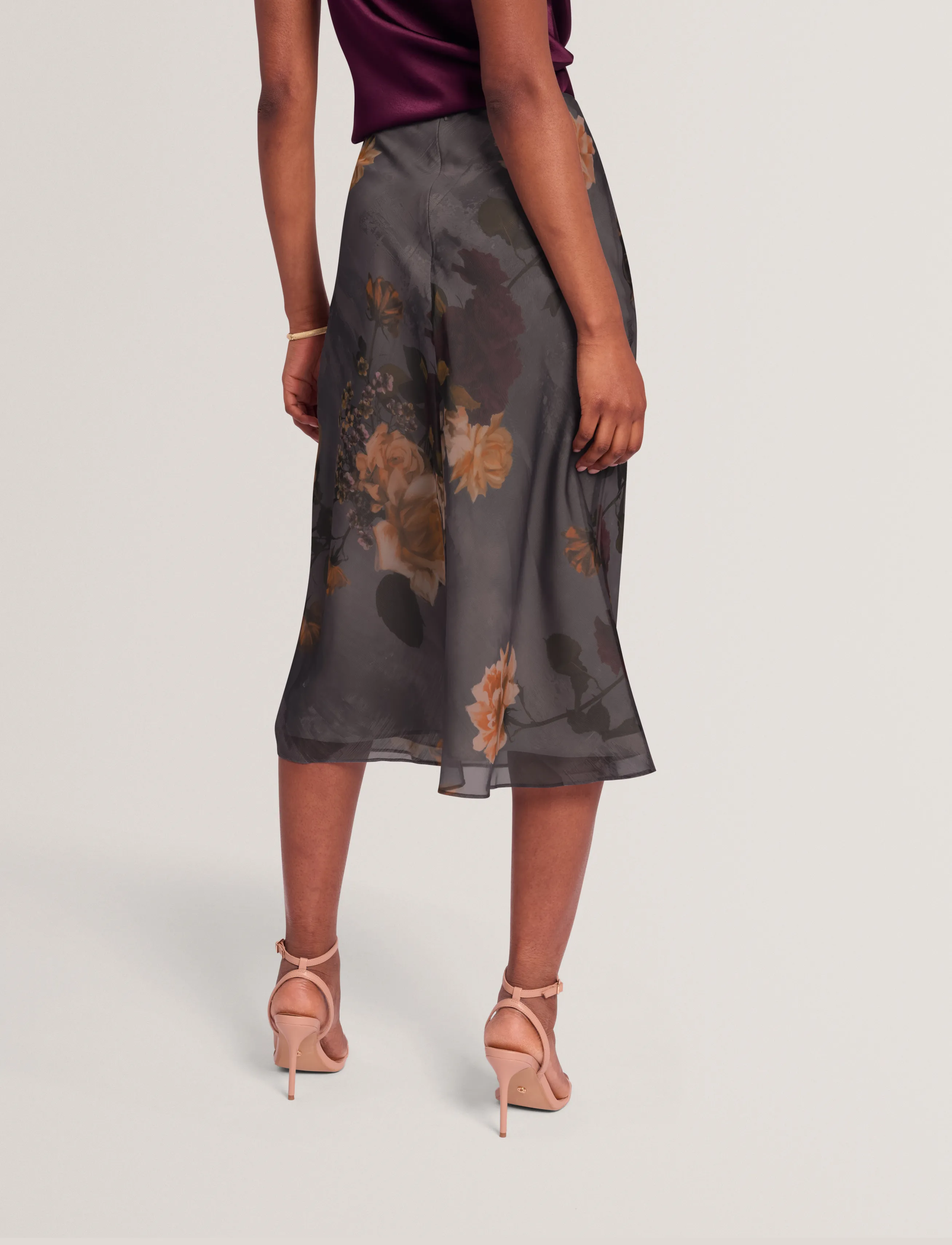 Ted Baker London - ANCELA - midi nederdele - dk-grey - 3