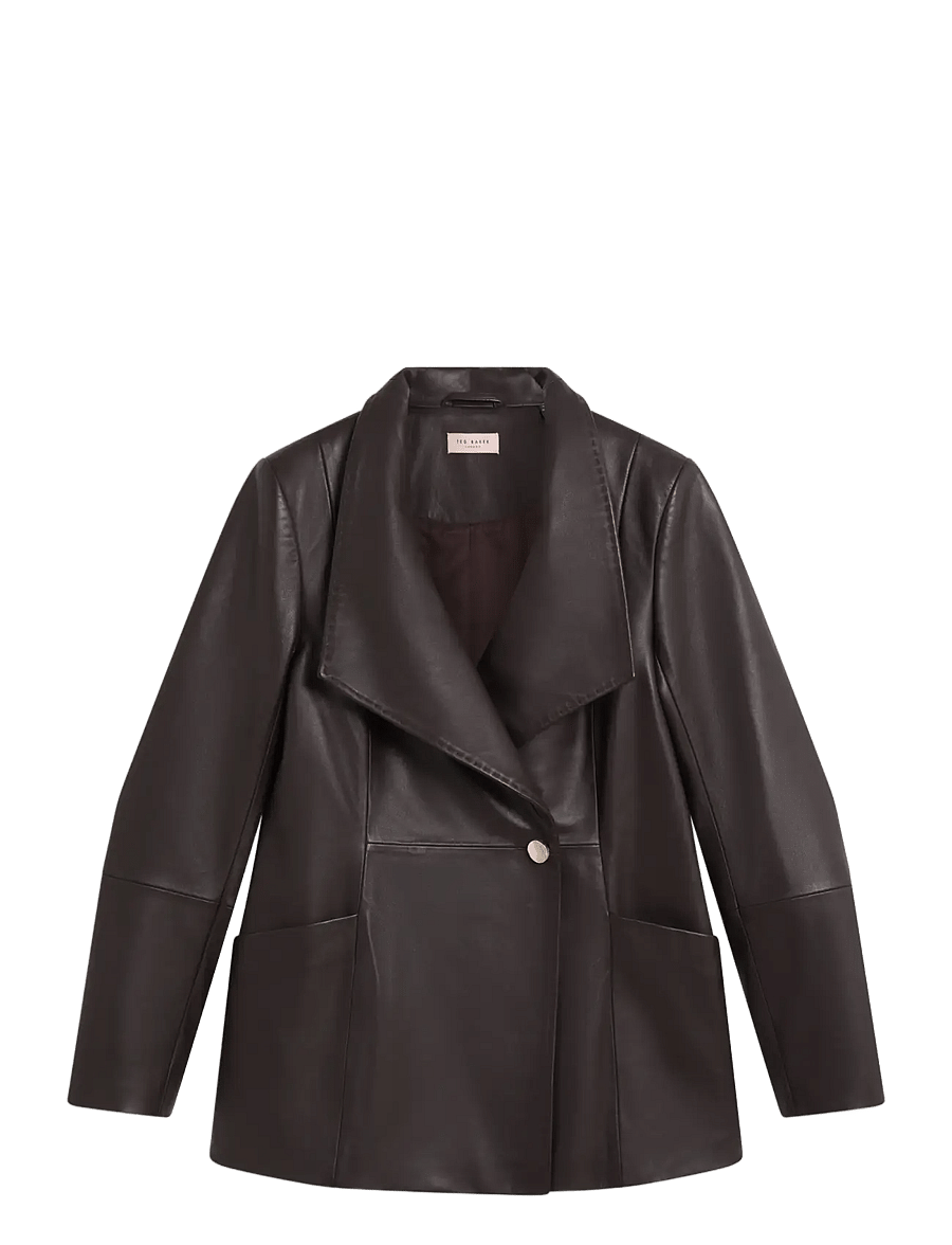 Ted Baker London - ATTIE - læderjakker - brn-choc - 1