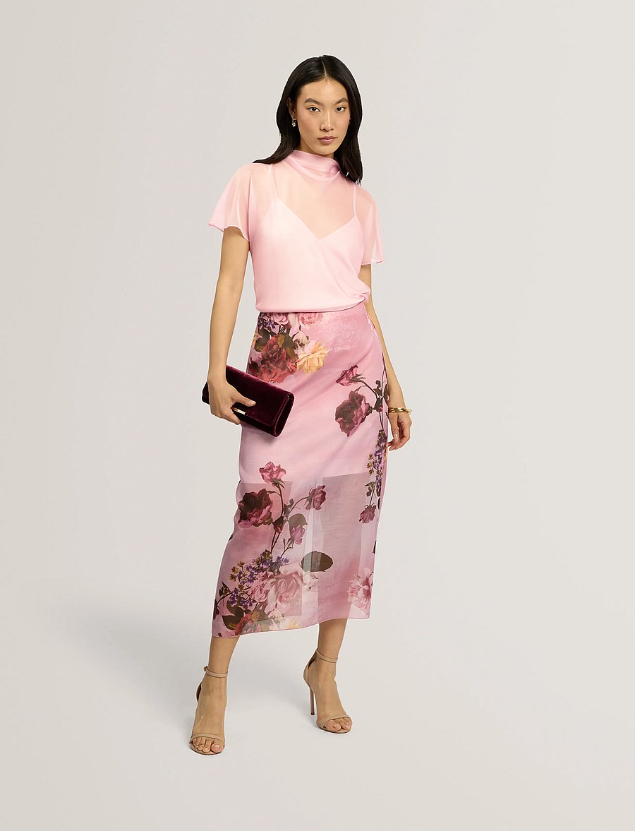 Ted Baker London - ETHNYA - midi-röcke - pl-pink - 0