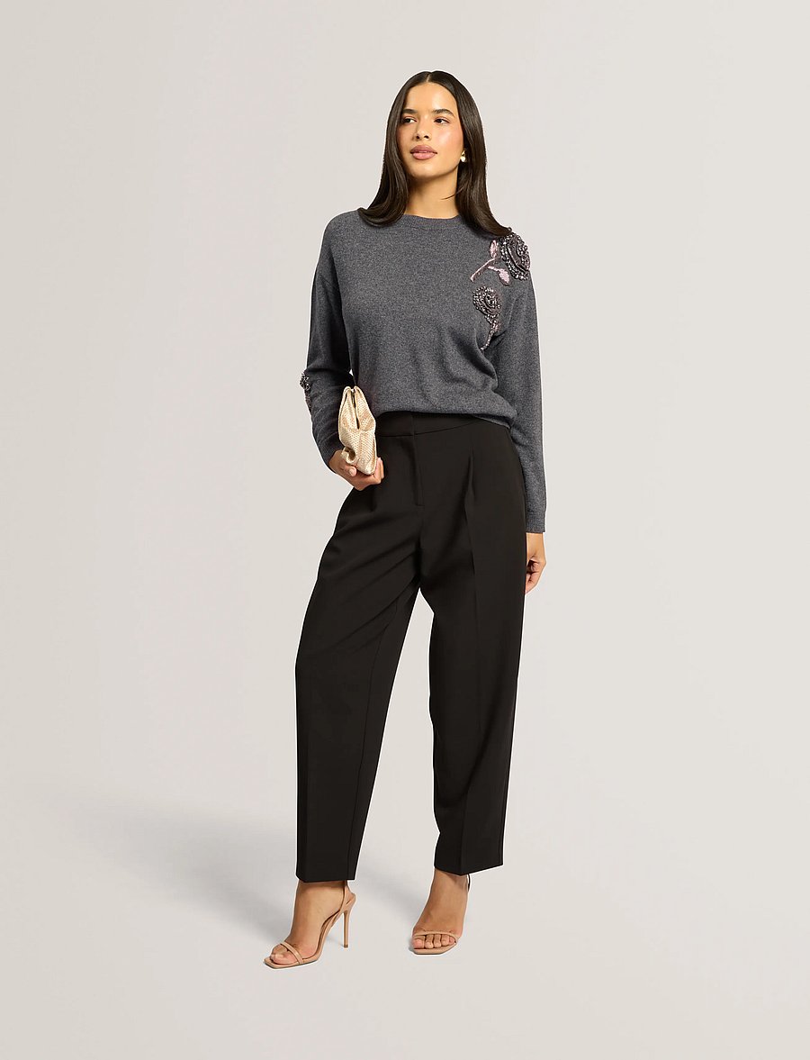 Ted Baker London - ENIRAH - stickade tröjor - grey-marl - 0