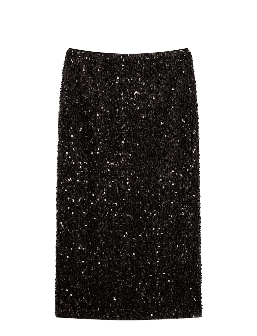 Ted Baker London - SERENI - sequin skirts - dk-grey - 1