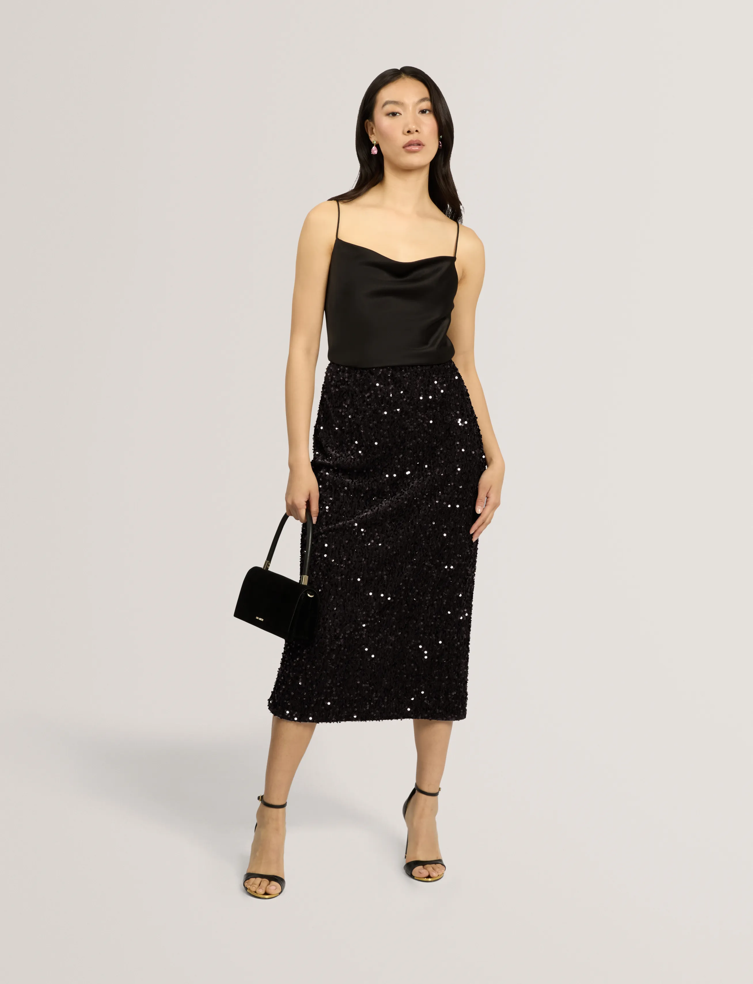 Ted Baker London - SERENI - sequin skirts - dk-grey - 0