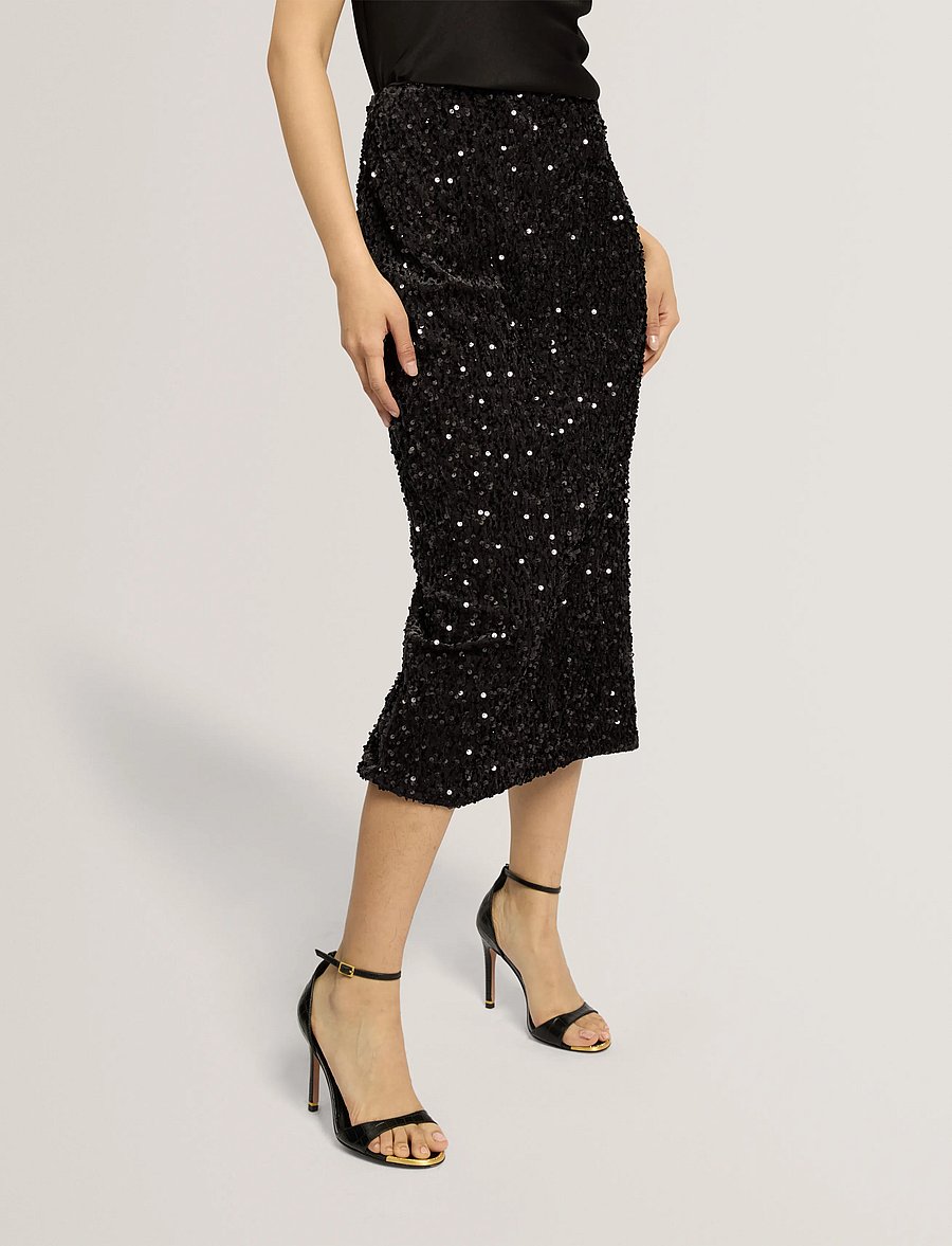 Ted Baker London - SERENI - sequin skirts - dk-grey - 2