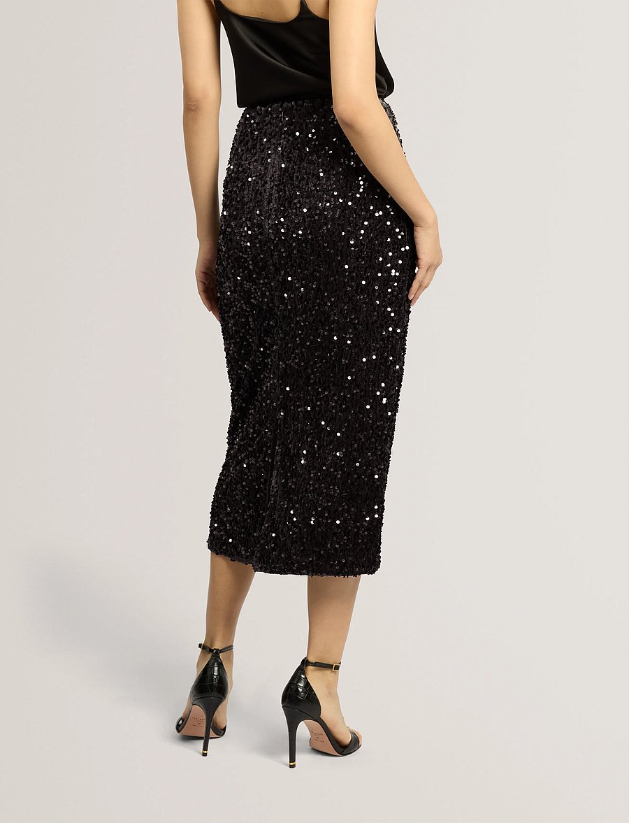 Ted Baker London - SERENI - sequin skirts - dk-grey - 3