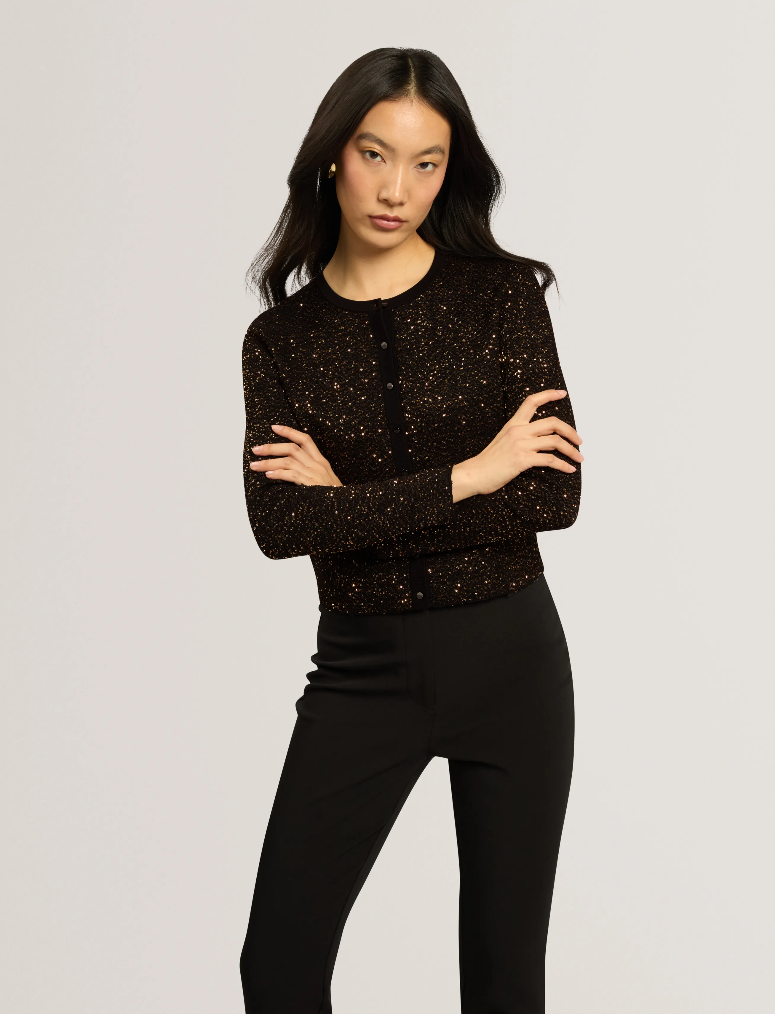 Ted Baker London - NYRIE - strickjacken - black - 2