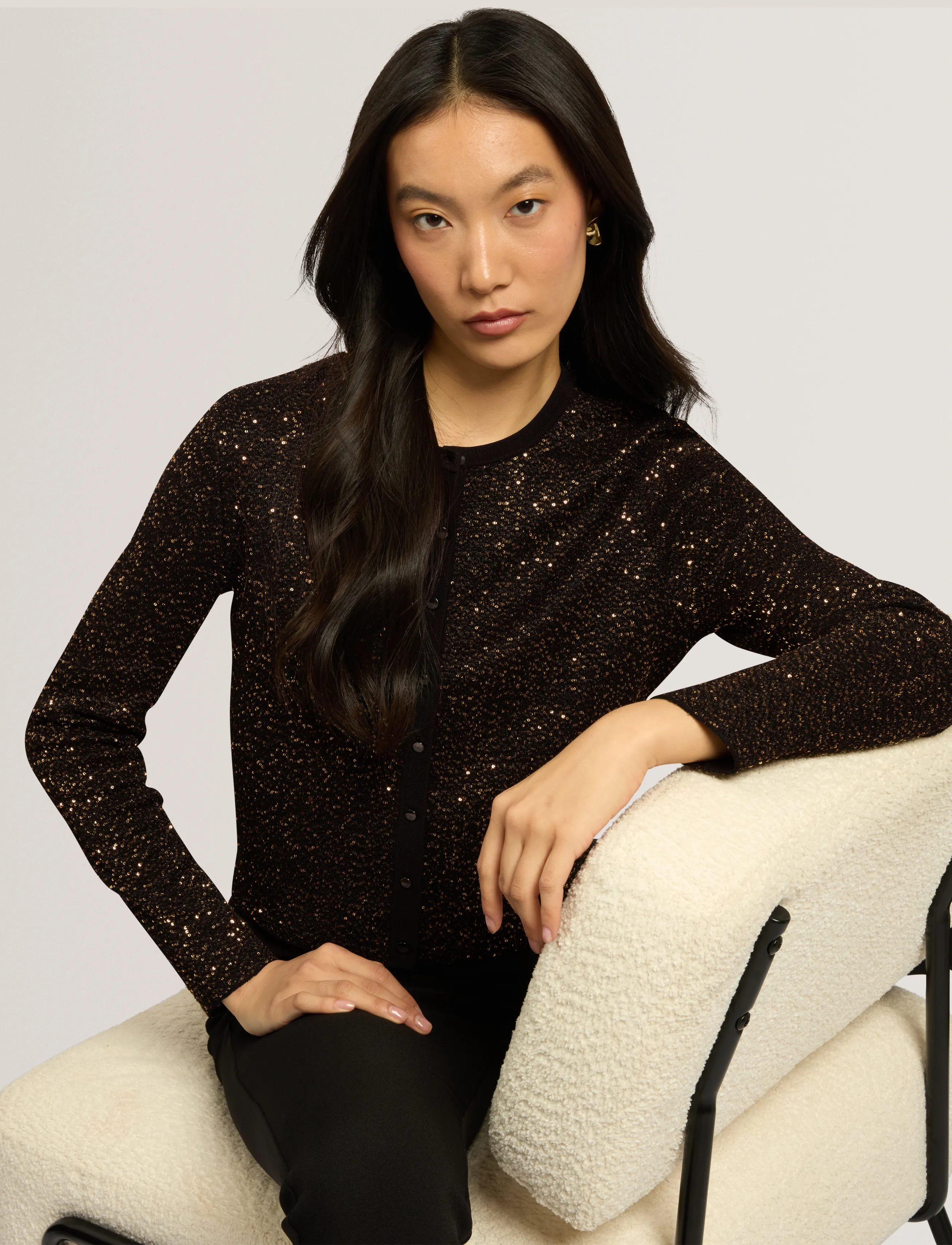 Ted Baker London - NYRIE - strickjacken - black - 5
