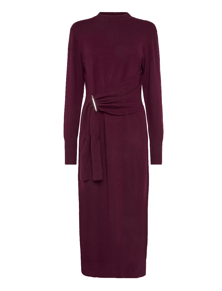 Ted Baker London - VERIKKA - stickade klänningar - maroon - 1