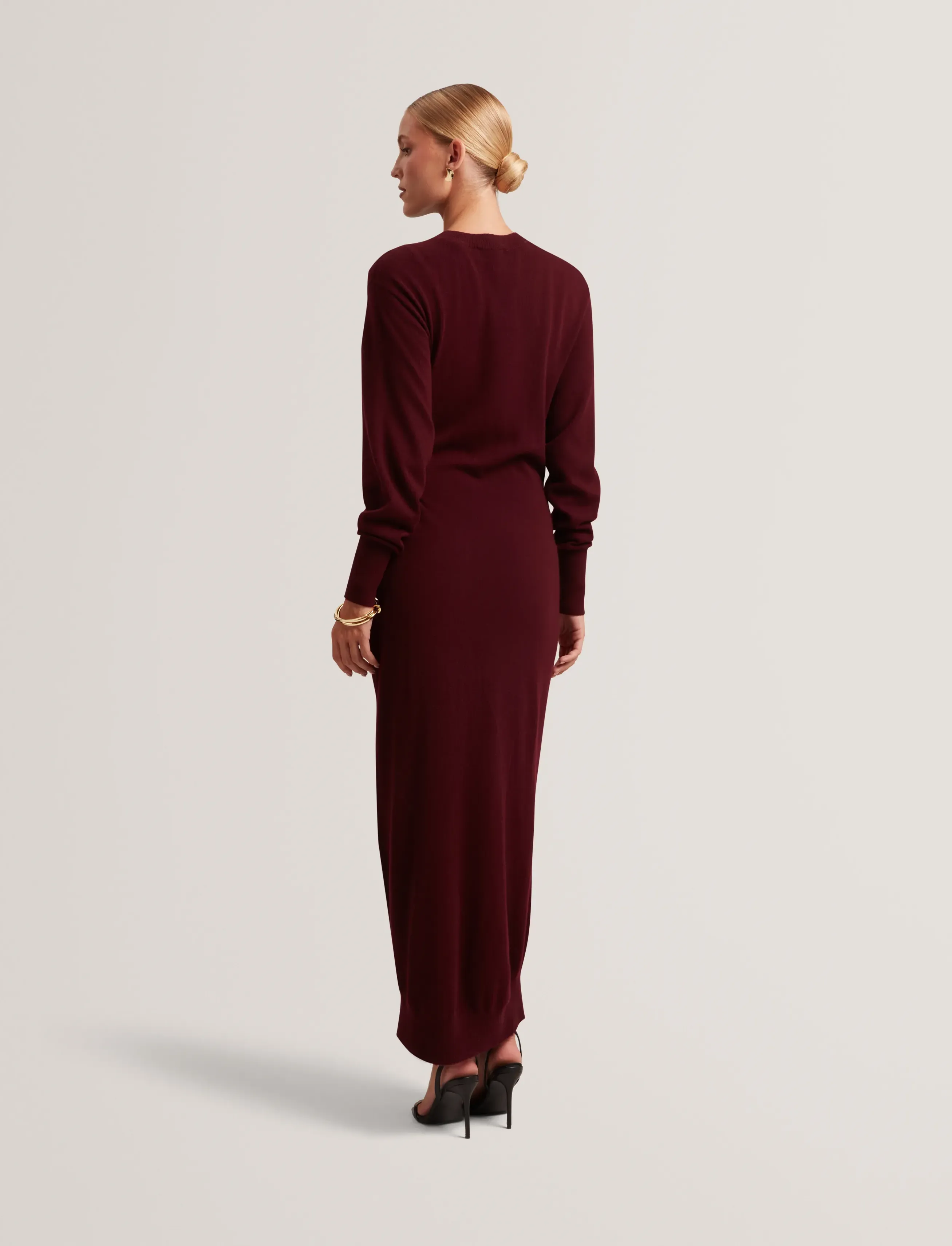 Ted Baker London - VERIKKA - strikkjoler - maroon - 3
