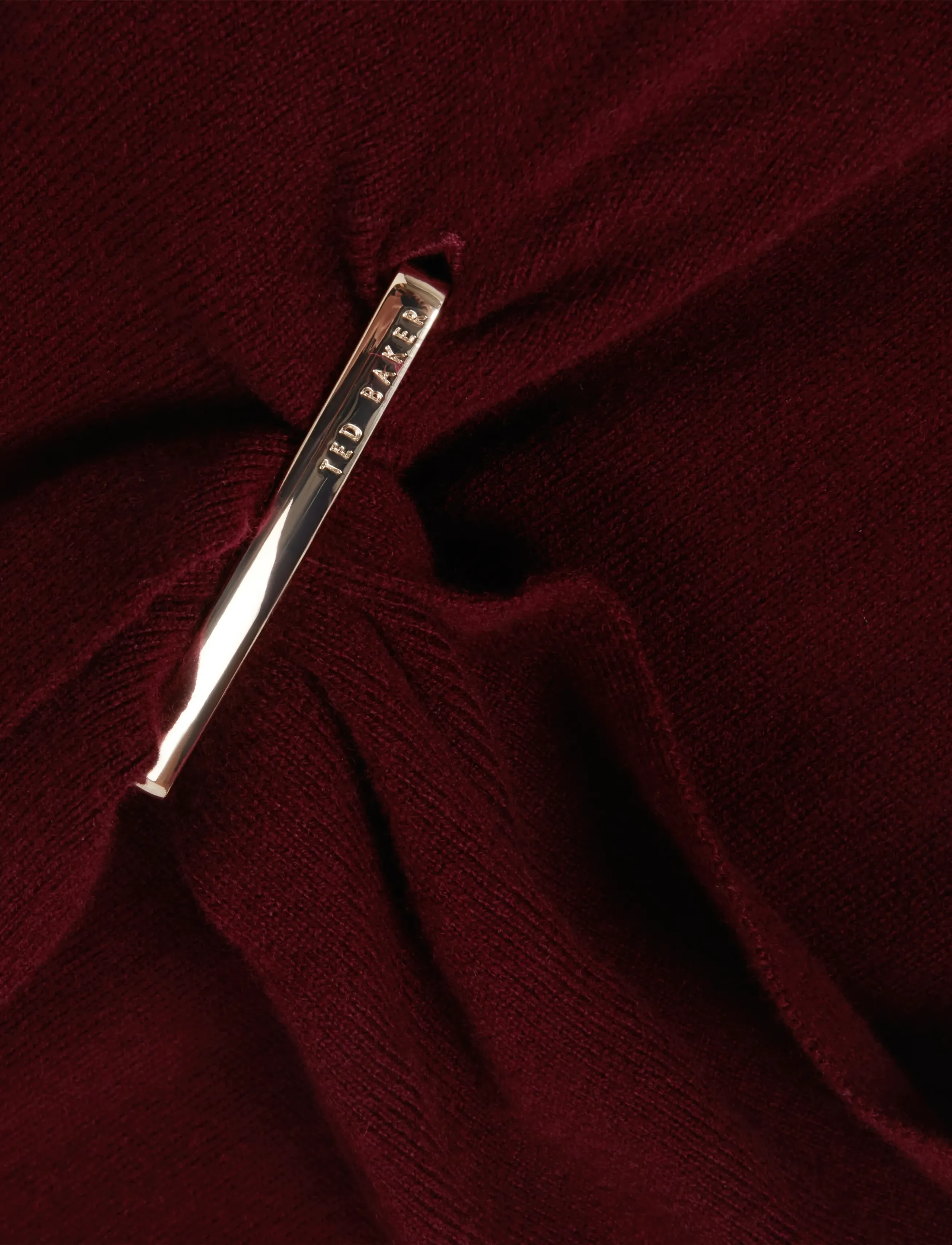 Ted Baker London - VERIKKA - strikkjoler - maroon - 5