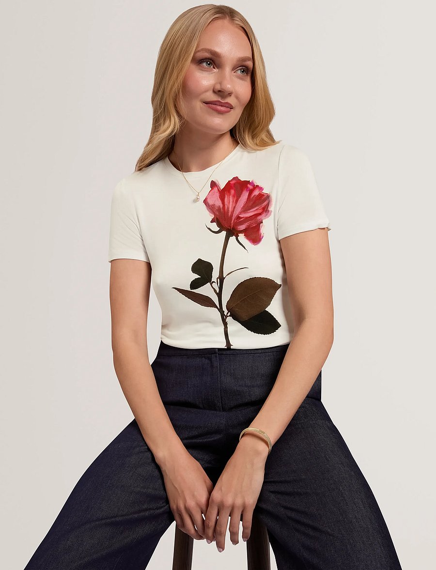Ted Baker London - JENELI - t-shirts - ivory - 4