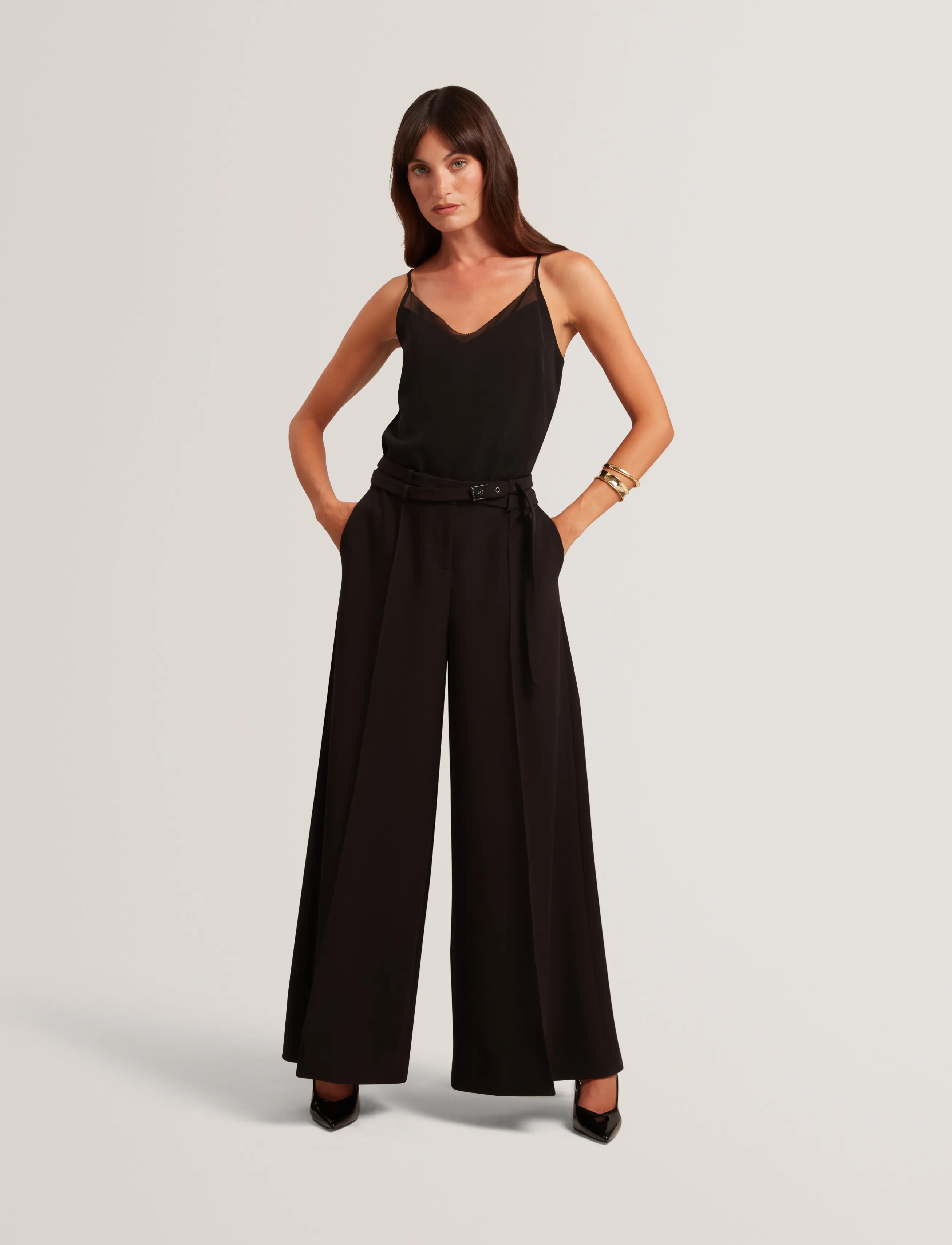 Ted Baker London HANLIEC - Hosen - BLACK / black