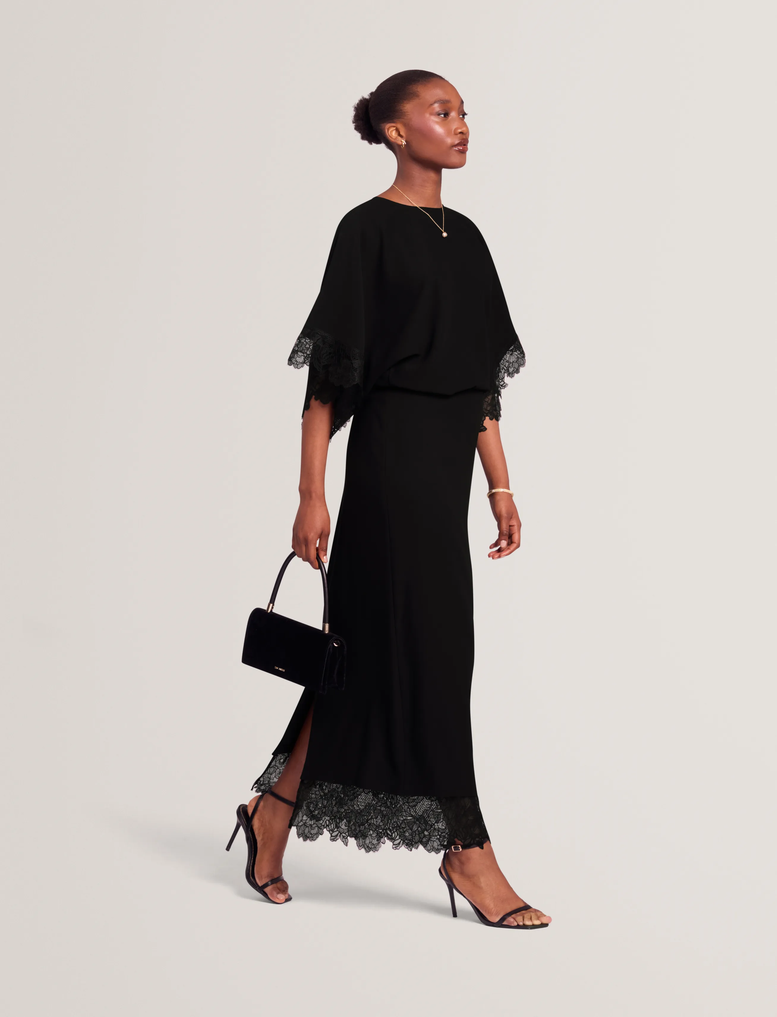 Ted Baker London NEELAI - Kurzärmelige Blusen - BLACK / black