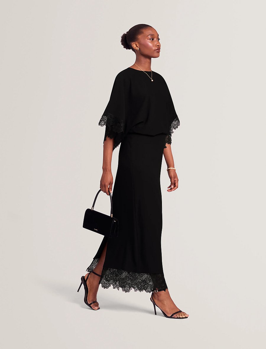 Ted Baker London - NEELAI - kortærmede bluser - black - 0