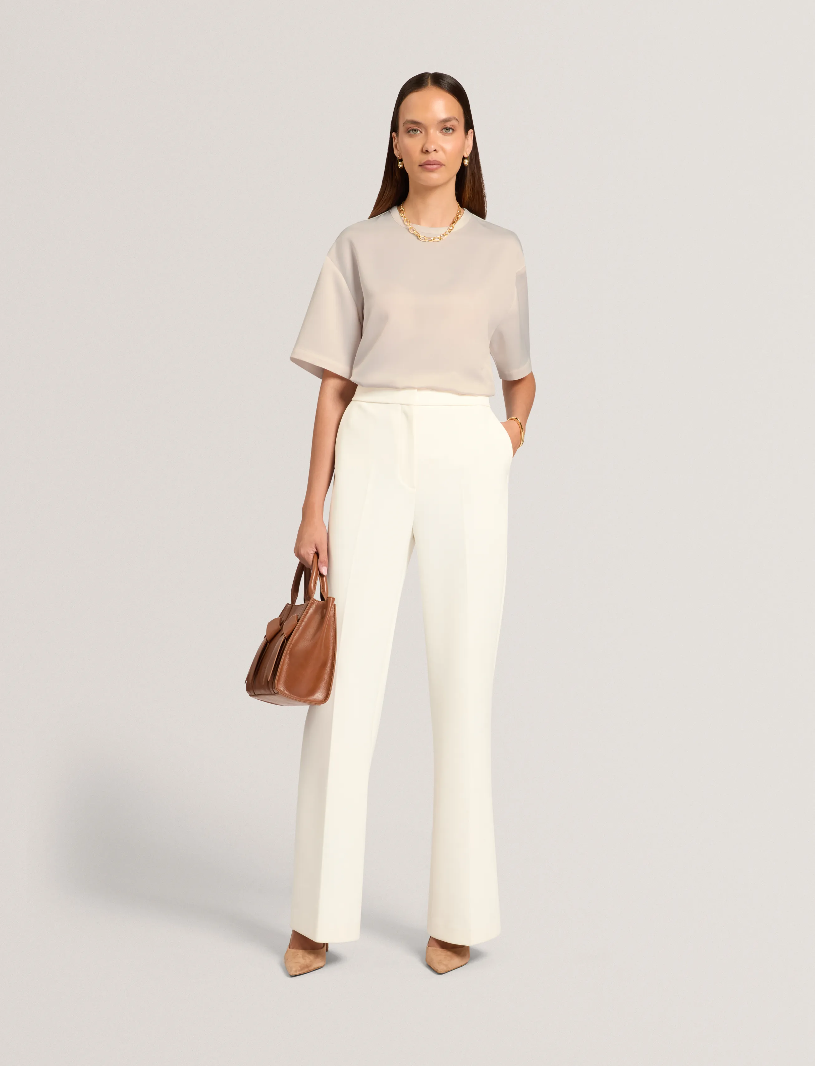 Ted Baker London - AIBAA - t-shirts - natural - 0
