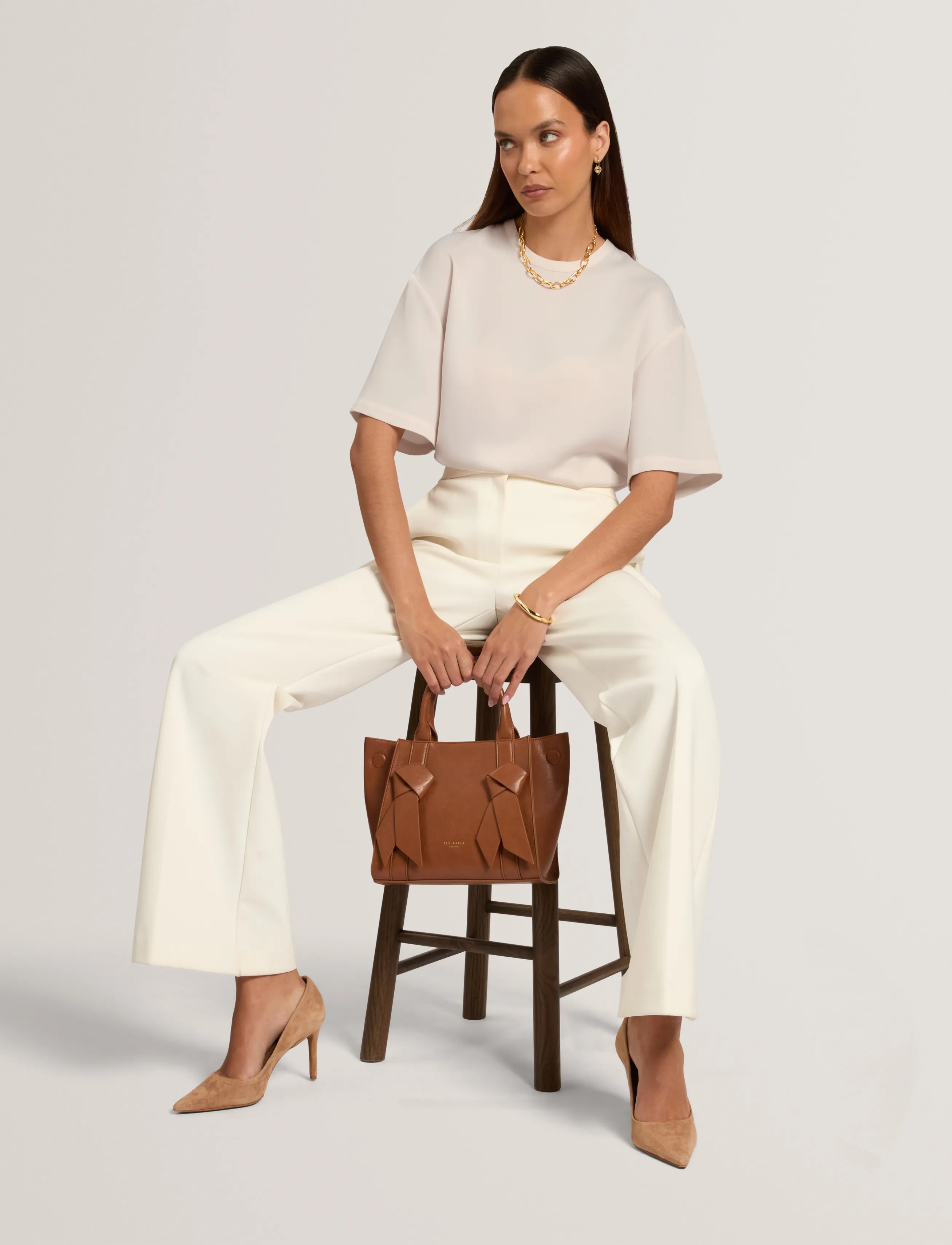 Ted Baker London - AIBAA - t-shirts - natural - 5