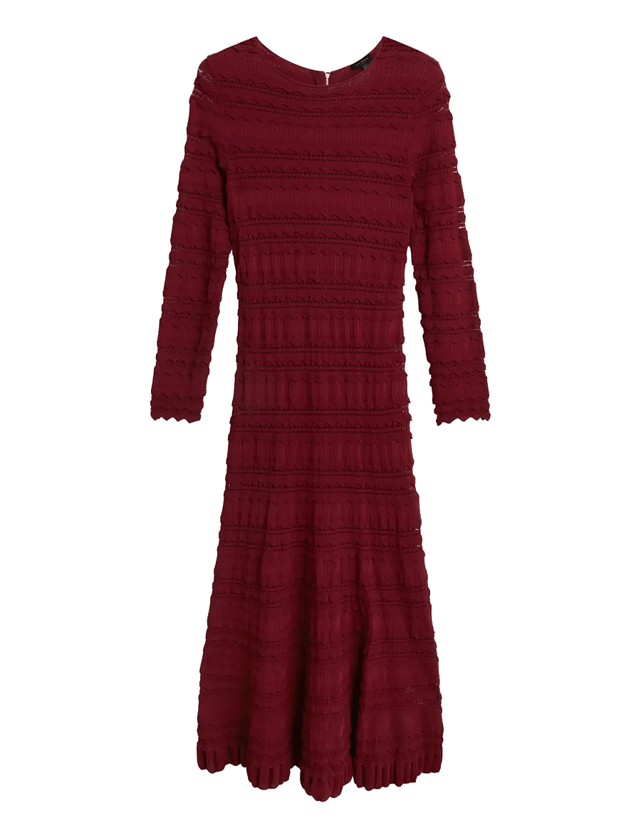 Ted Baker London - KASEYA - strickkleider - maroon - 1