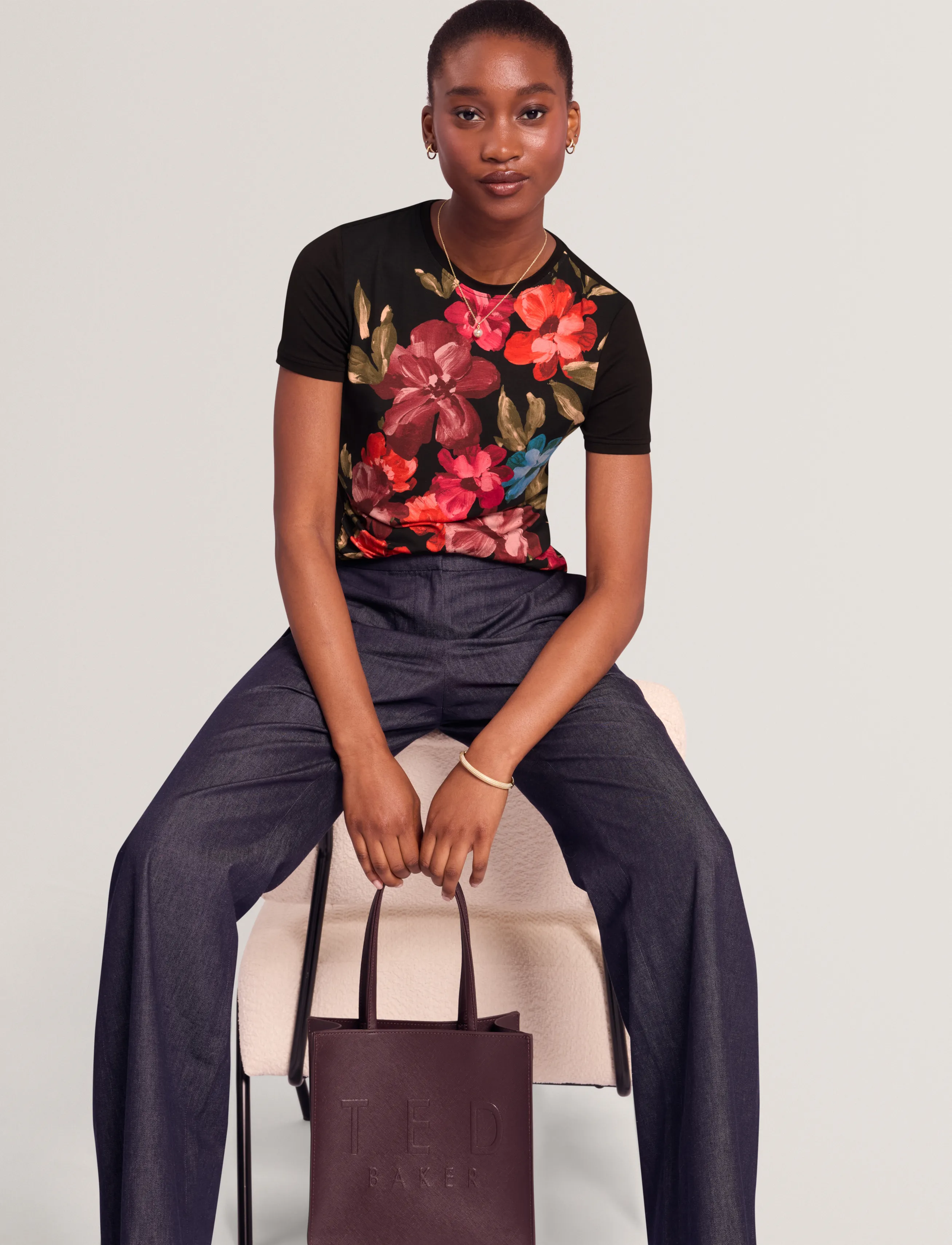 Ted Baker London - TANAYA - t-shirts - black - 5