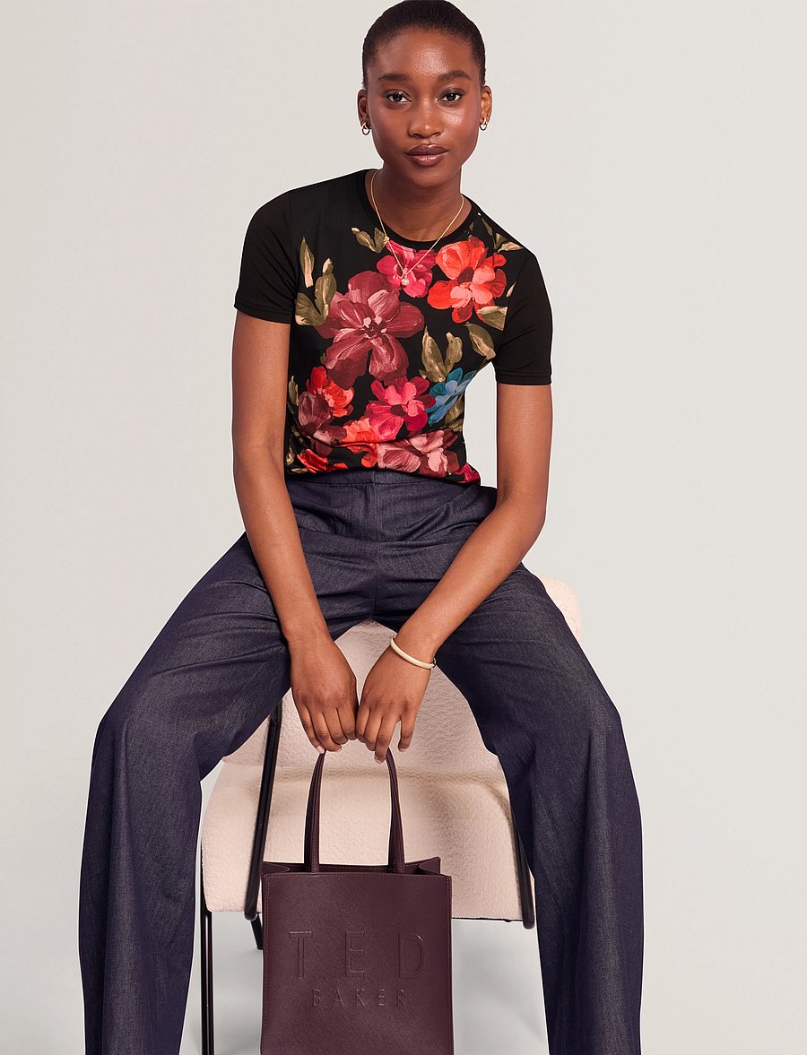 Ted Baker London - TANAYA - t-shirts - black - 5
